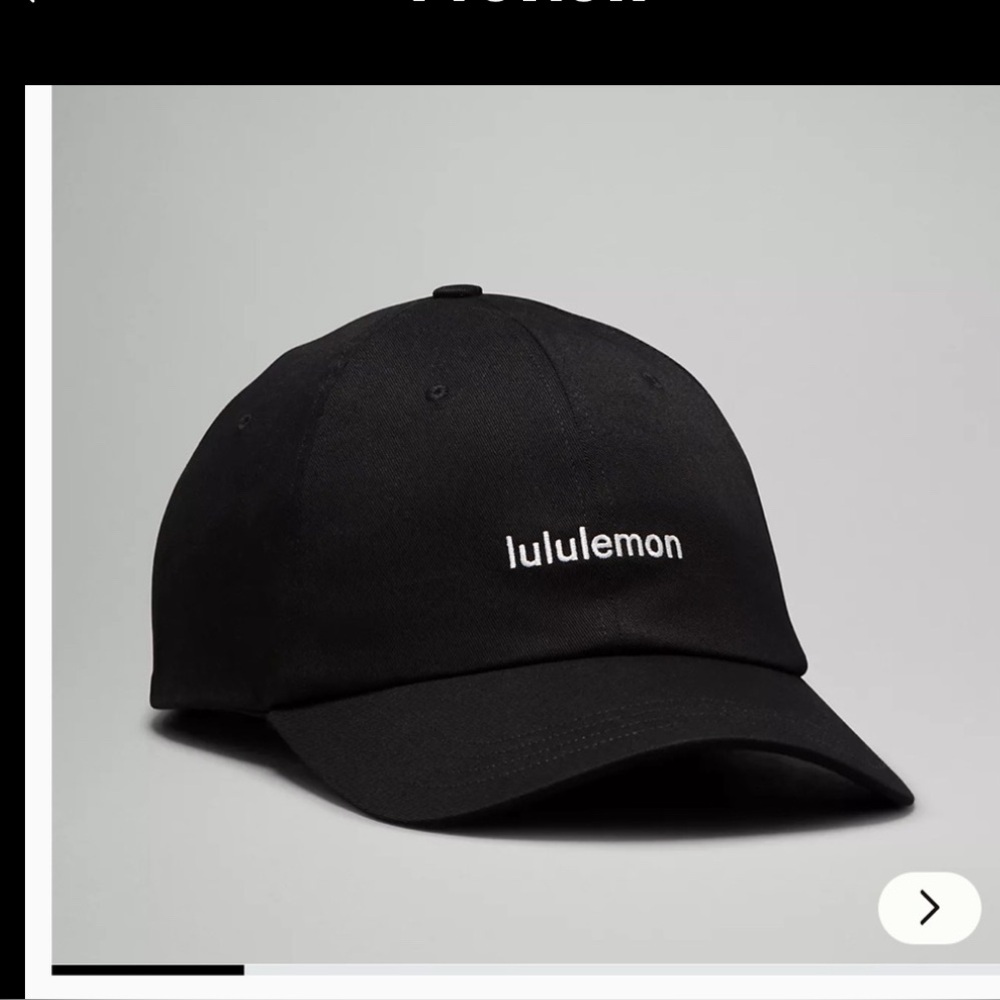 Lululemon Navy Blue Baseball Cap preppy tenniscore athleisure loungewear golf